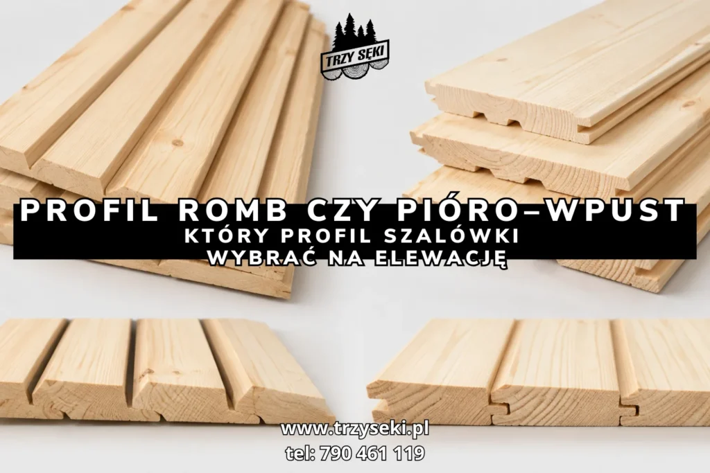 Profil romb czy pióro–wpust — który profil szalówki wybrać na elewację